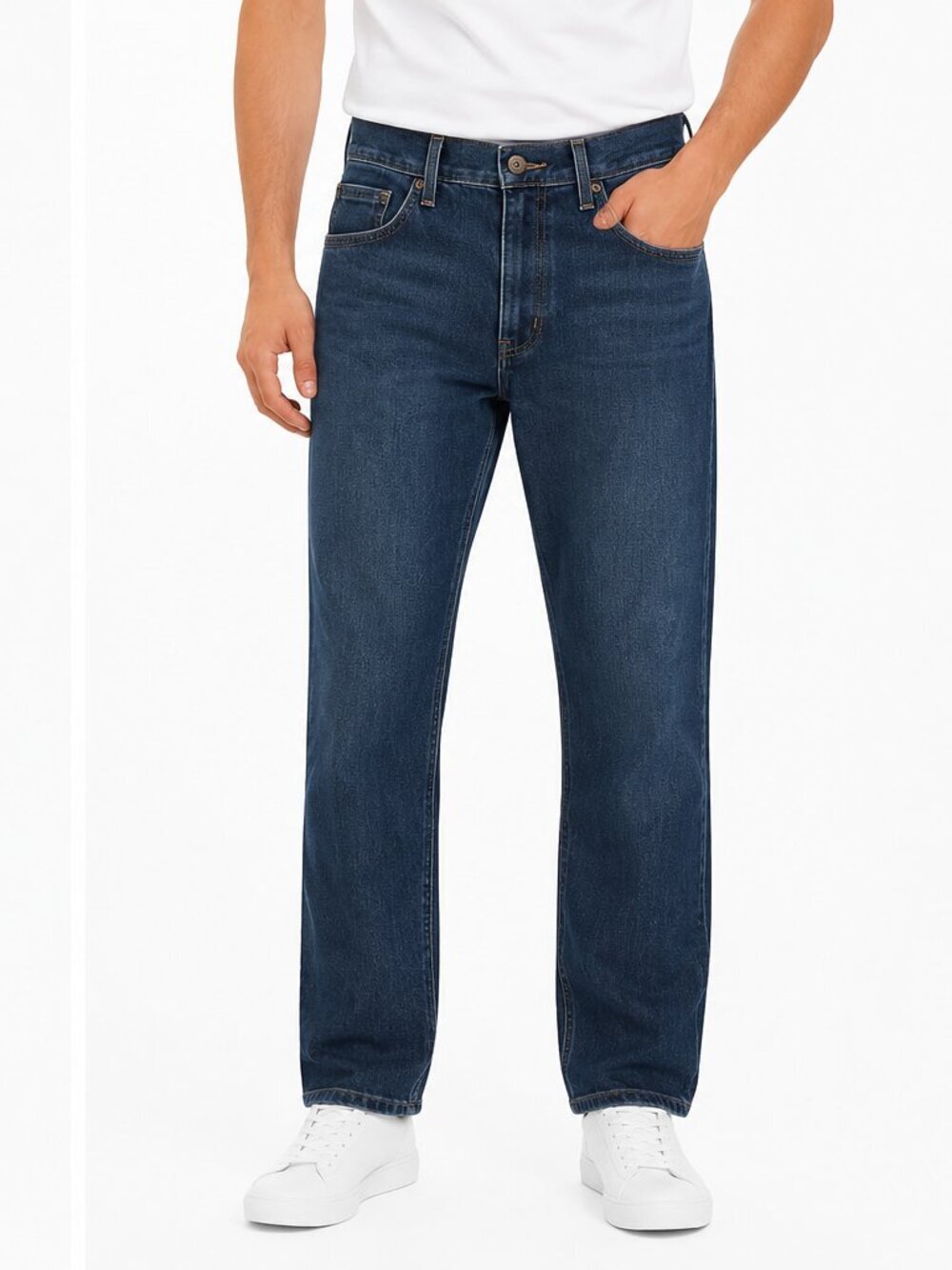 Eddie Bauer Men’s Straight Fit Blue Jeans Denim Pants Classic Casual NWT  30X30